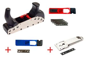 Pack plane 220 EVO N + carbide blade + scraper