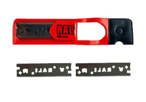 2 chrome blades 48 mm